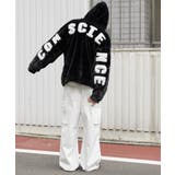 ファーフードグラフィックブルゾン | WEGO【MEN】 | 詳細画像13