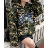 迷彩ロゴボアパーカー | WEGO【WOMEN】 | 詳細画像1