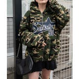 迷彩ロゴボアパーカー | WEGO【WOMEN】 | 詳細画像3