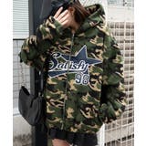 迷彩ロゴボアパーカー | WEGO【WOMEN】 | 詳細画像5