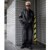 エコレザーグラフィックジャケット | WEGO【MEN】 | 詳細画像7