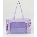ライトパープル | きらめきレースアップフリル痛バッグ | WEGO【WOMEN】