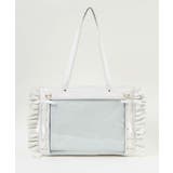 ホワイト | きらめきレースアップフリル痛バッグ | WEGO【WOMEN】