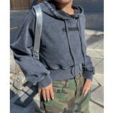 グラフィックアシッドウォッシュショートプルパーカー | WEGO【WOMEN】 | 詳細画像11