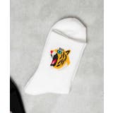 柄1 | デザイン底パイルクルーソックス(14) | WEGO【WOMEN】