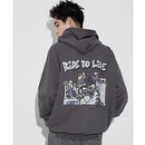 スミクロ | 別注NEW JACKグラフィックプルパーカー | WEGO【MEN】