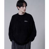 ブラック | ベロアモールワンポイントプルオーバー | WEGO【MEN】