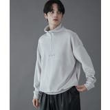ライトグレー | マイクロシャギーワンポイントハーフZIPプルオーバー | WEGO【MEN】