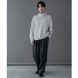 マイクロシャギーワンポイントハーフZIPプルオーバー | WEGO【MEN】 | 詳細画像2