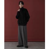 マイクロシャギーワンポイントハーフZIPプルオーバー | WEGO【MEN】 | 詳細画像3