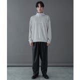 マイクロシャギーワンポイントハーフZIPプルオーバー | WEGO【MEN】 | 詳細画像5