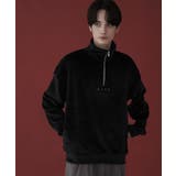 マイクロシャギーワンポイントハーフZIPプルオーバー | WEGO【MEN】 | 詳細画像17