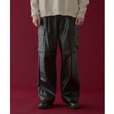 エコレザーカーゴスラックス | WEGO【MEN】 | 詳細画像7