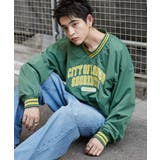 ダークグリーン | ナイロンカレッジプルオーバー | WEGO【MEN】
