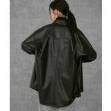 シンセティックレザーシャツ(LS) | WEGO【MEN】 | 詳細画像18 