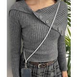 シルバー | シート付きロープストラップ | WEGO【WOMEN】