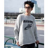 グレー | シャギーグラフィックプルオーバー | WEGO【MEN】
