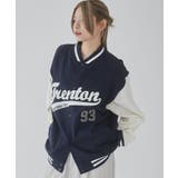 サガラワッペンスウェットスタジャン | WEGO【MEN】 | 詳細画像17