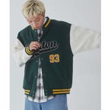 サガラワッペンスウェットスタジャン | WEGO【MEN】 | 詳細画像21