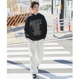 グラフィックプリントニットパーカー | WEGO【MEN】 | 詳細画像3