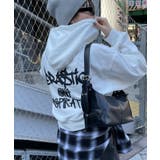 ホワイト | ハンドライティングショートパーカー | WEGO【WOMEN】