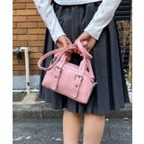 ピンク | ハトメハンドルミニボストンショルダー | WEGO【MEN】