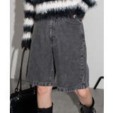 ブラックその他 | ヴィンテージウォッシュデニムハーフパンツ | WEGO【WOMEN】
