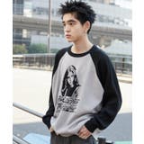 ラグランジャガードグラフィックプルオーバー | WEGO【MEN】 | 詳細画像12 
