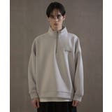 ライトグレー | KEEPWARM BIGハーフZIPプルオーバー | WEGO【MEN】