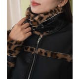 レオパード切替FムートンJKT | WEGO【WOMEN】 | 詳細画像3 