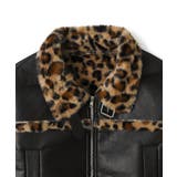 レオパード切替FムートンJKT | WEGO【WOMEN】 | 詳細画像11 