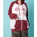グラフィックラグランZIPパーカー | WEGO【WOMEN】 | 詳細画像5 