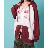 グラフィックラグランZIPパーカー | WEGO【WOMEN】 | 詳細画像6 