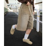 ベージュその他 | ウエストドロストダブルニーバギーハーフパンツ | WEGO【WOMEN】