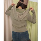 Wジップクロップドリブパーカー | WEGO【WOMEN】 | 詳細画像6 