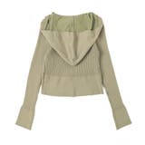 Wジップクロップドリブパーカー | WEGO【WOMEN】 | 詳細画像9 