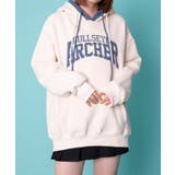 ホワイトアイボリー | ダブルフードロゴビッグパーカー | WEGO【WOMEN】