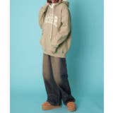 ダブルフードロゴビッグパーカー | WEGO【WOMEN】 | 詳細画像2 