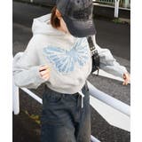 ヴィンテージウォッシュバタフライショートパーカー | WEGO【WOMEN】 | 詳細画像9 