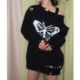 バタフライダメージワンショルダーニット | WEGO【WOMEN】 | 詳細画像7 