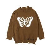 バタフライダメージワンショルダーニット | WEGO【WOMEN】 | 詳細画像20 