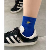 カラーロゴ刺繍アンクルパイルソックス | WEGO【WOMEN】 | 詳細画像2