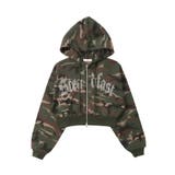 ラインストーン裏起毛ショートジップパーカー | WEGO【WOMEN】 | 詳細画像21