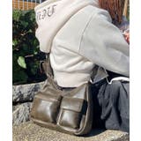 ブラウン | ポーチ付きランダムポケットデザインショルダー | WEGO【MEN】
