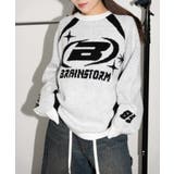 配色スポーツグラフィックフラッフィーニットプルオーバー | WEGO【WOMEN】 | 詳細画像6