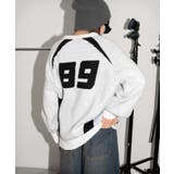 配色スポーツグラフィックフラッフィーニットプルオーバー | WEGO【WOMEN】 | 詳細画像9