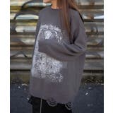 クラッシュBIGプリントニットプルオーバー | WEGO【WOMEN】 | 詳細画像19 