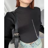 リブハイネックショートニット | WEGO【WOMEN】 | 詳細画像16 