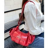 レッド | ハトメベルトポケットショルダー | WEGO【MEN】