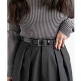 LスクエアバックルPUベルト | WEGO【WOMEN】 | 詳細画像2 
